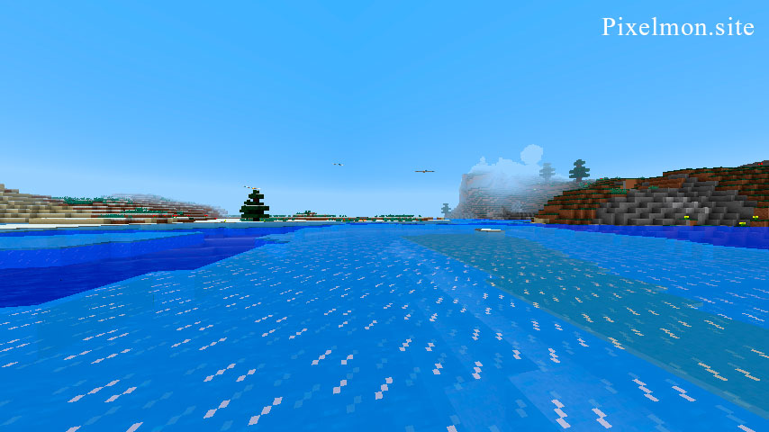 Cold Beach in the Minecraft