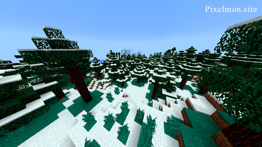 Cold Taiga Hills in the Minecraft