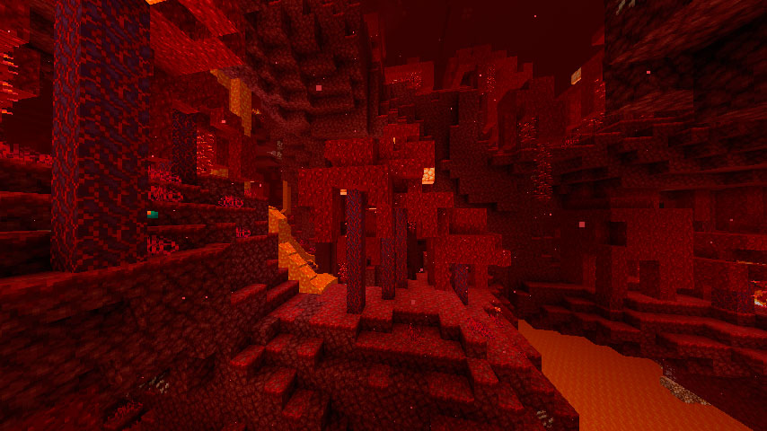 Crimson Forest in the Minecraft