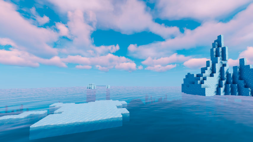 Deep Frozen Ocean in the Minecraft