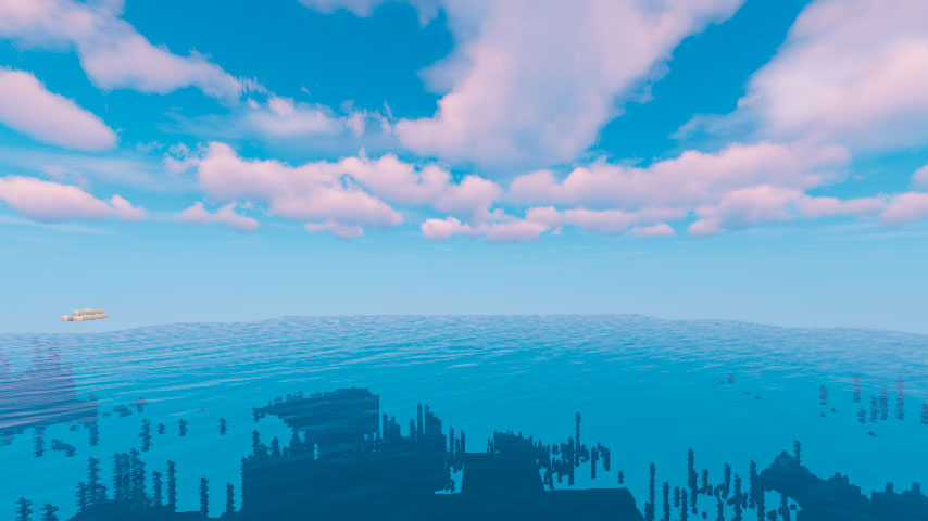 Deep Lukewarm Ocean in the Minecraft