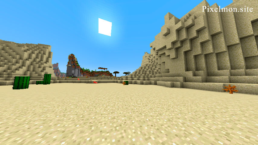 Desert Hills in the Minecraft