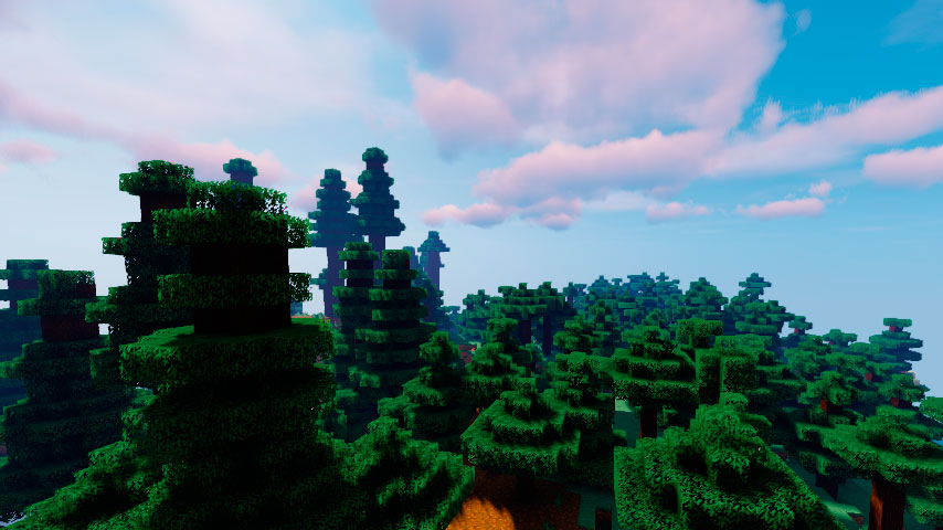 Giant Spruce Taiga in the Minecraft