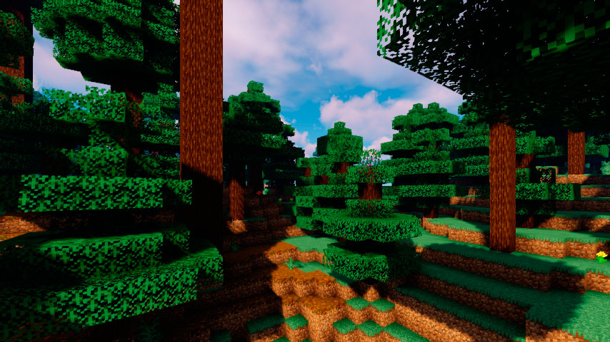 Giant Tree Taiga Hills in the Minecraft