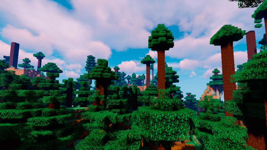 Giant Tree Taiga in the Minecraft