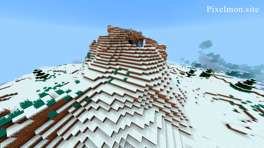 Ice Mountains in the Minecraft