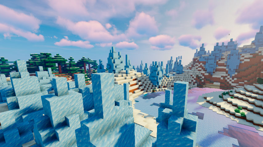 Ice Spikes in the Minecraft