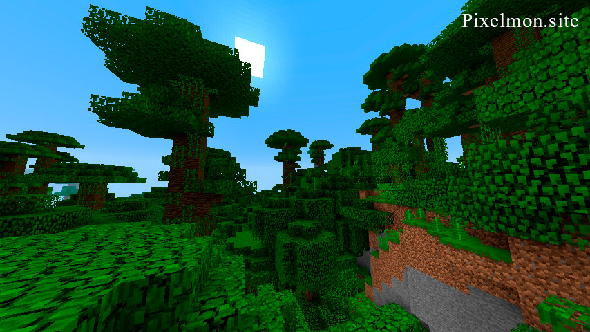 Jungle Hills in the Minecraft