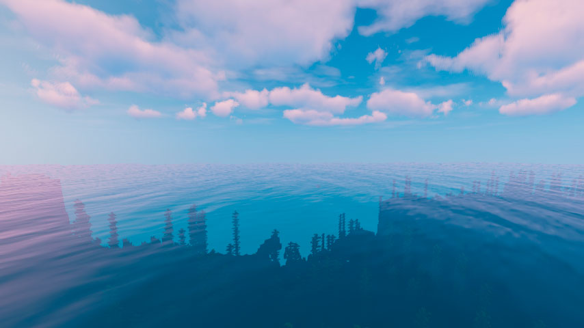 Lukewarm Ocean in the Minecraft