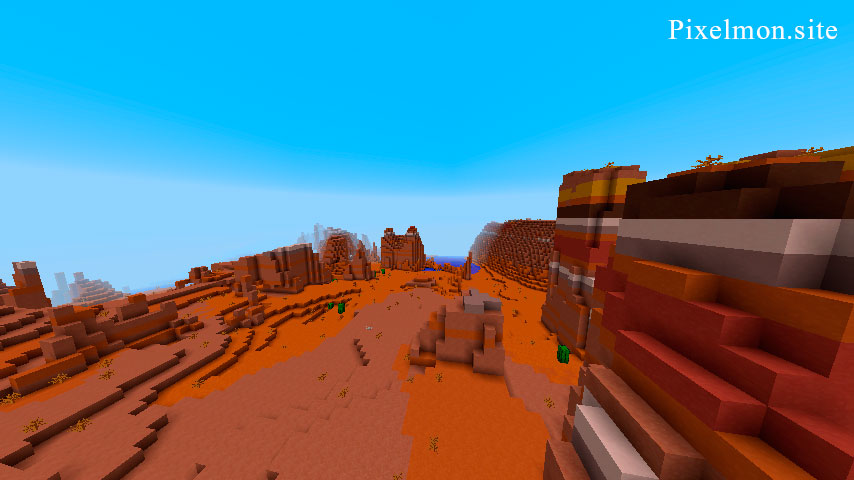 Mesa Bryce Biome on Minecraft Pixelmon