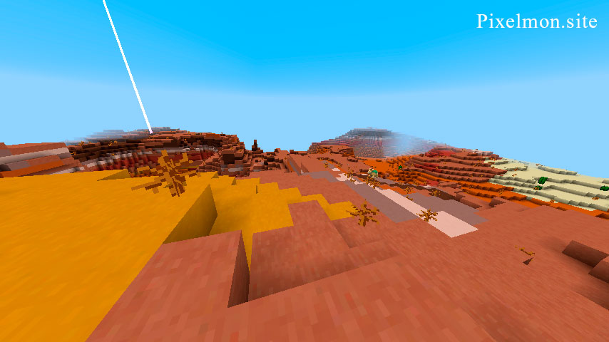 Mesa Biome on Minecraft Pixelmon