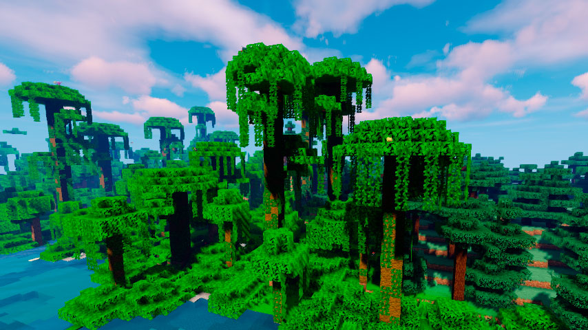 Modified Jungle Edge in the Minecraft