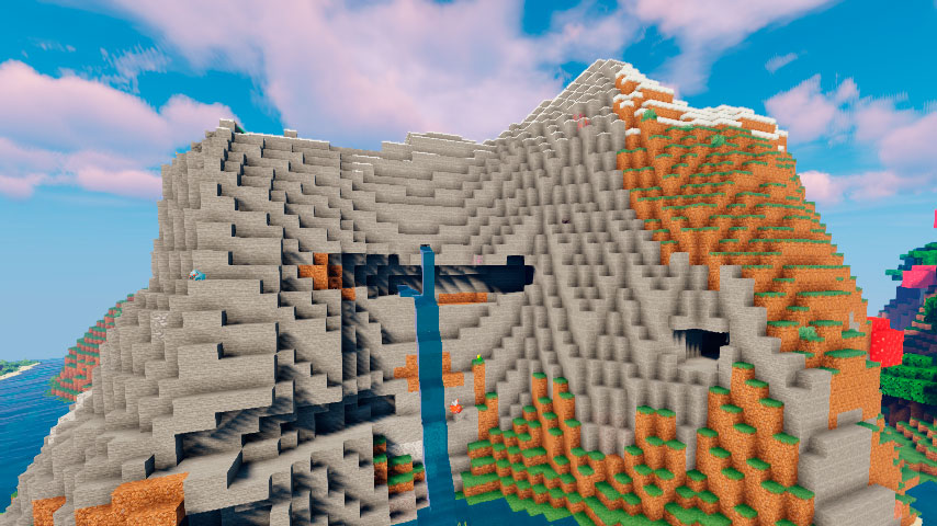 Mountain Edge in the Minecraft