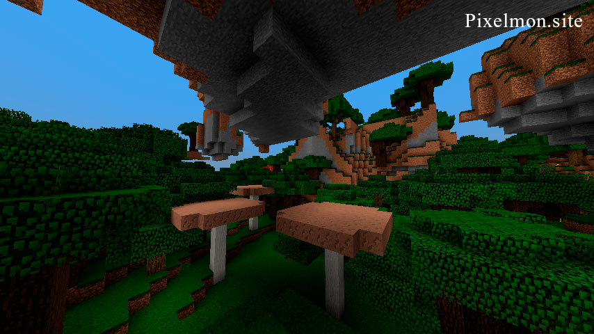 Roofed Forest M in the Minecraft