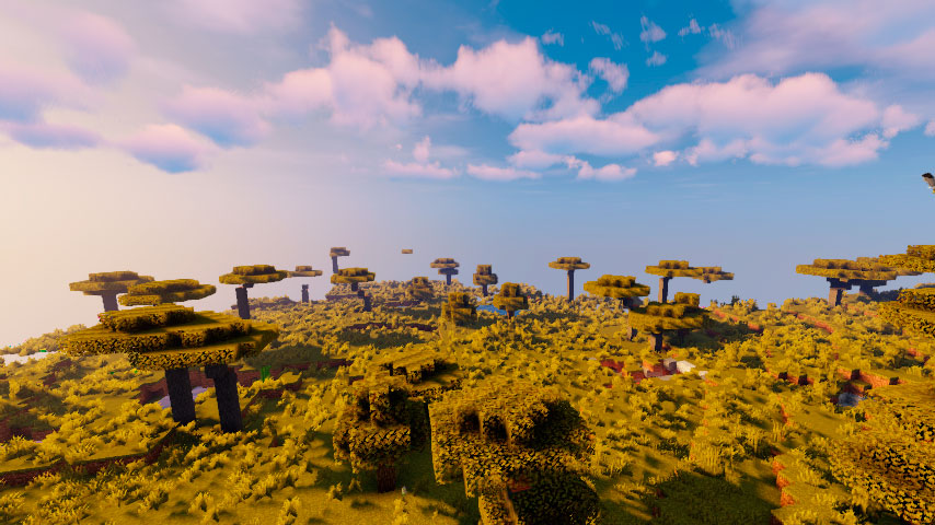 Shattered Savanna in the Minecraft