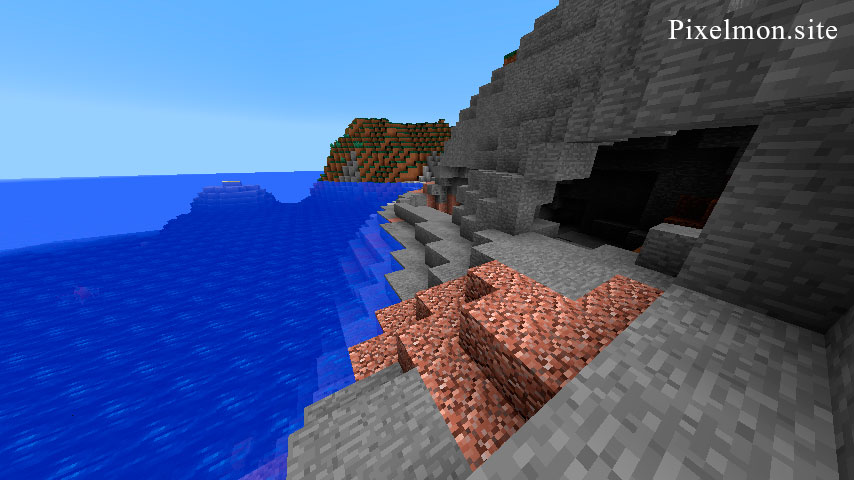 Stone Beach in the Minecraft
