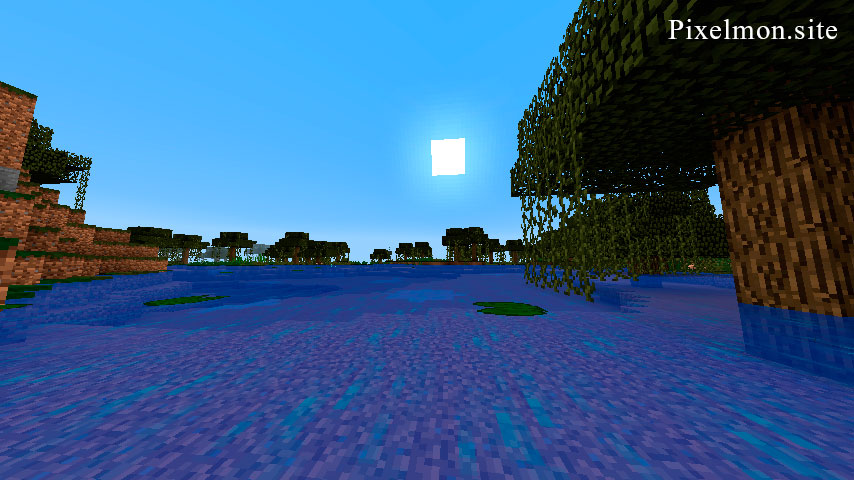 Swampland in the Minecraft