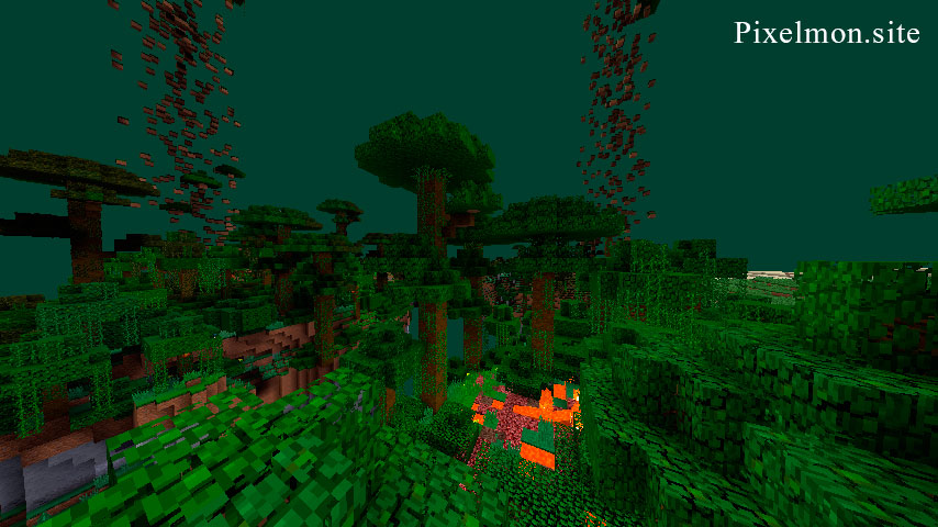 Ultra Jungle in the Minecraft